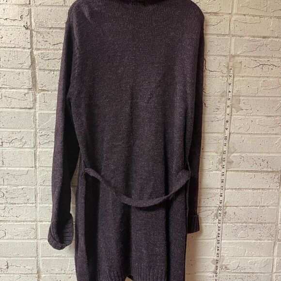 Style&CO Oversized Cozy Purple Cardigan XL - Picture 7 of 9